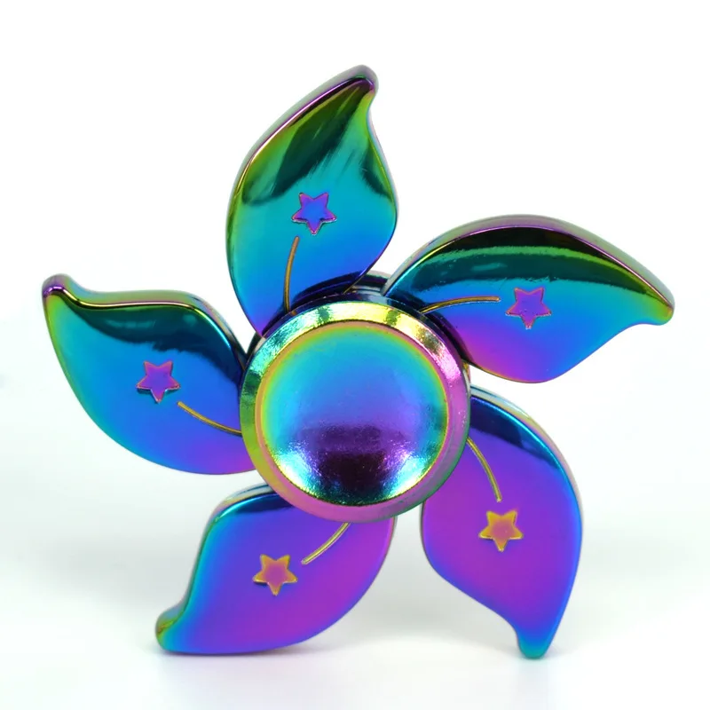 Стиль Красочный Спиннер EDC игрушка между вашей фигурой спираль Bauhinia ручной Спиннер снижение давления игрушка