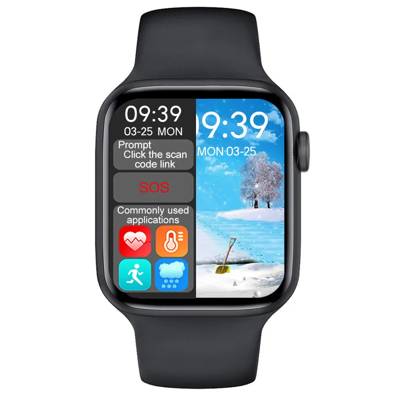 IWO W26+ Plus Pro Upgraded Smart Watch Series 6 For Men Women Bluetooth Call Temperature Android IOS Smartwatch 2021 Pk W46 HW22