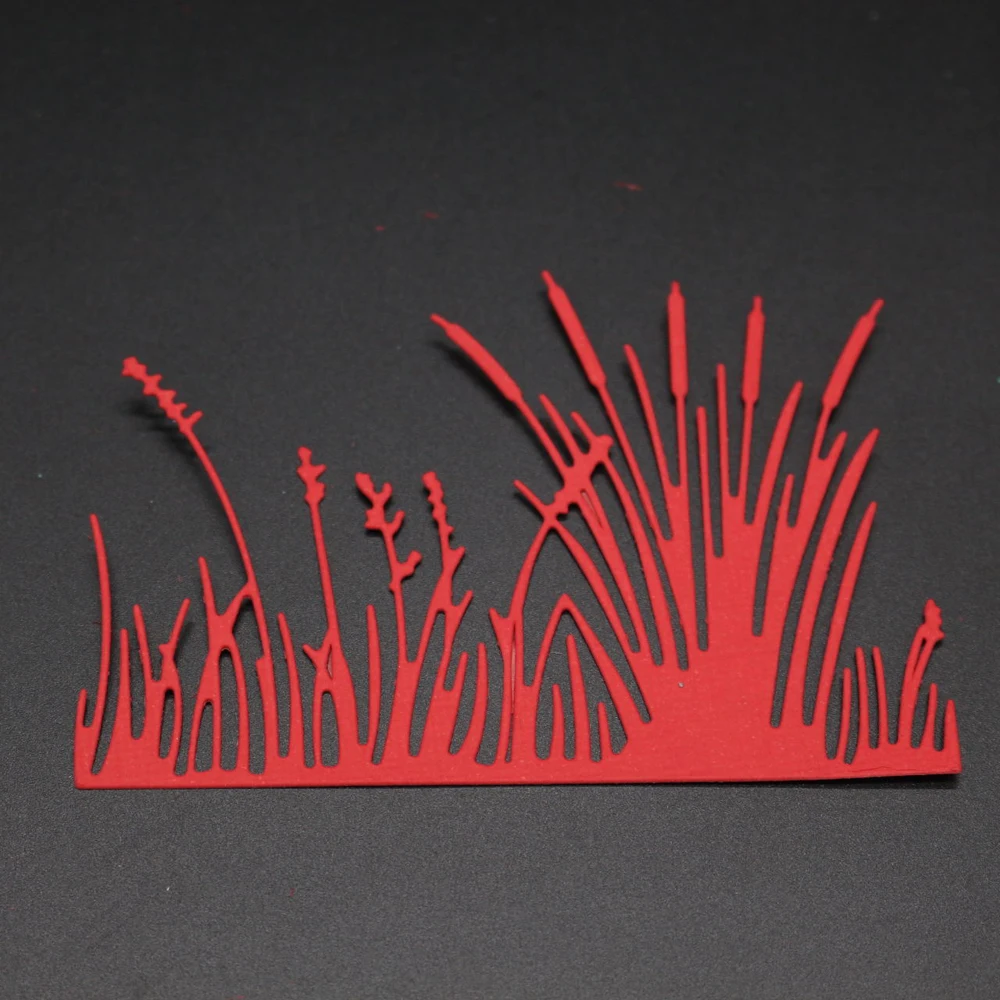 Горячая трава форма металлические режущие штампы DIY карточные трафареты фотоальбом тиснение бумаги делая нож для скрапбукинга прессформы ремесла штампы