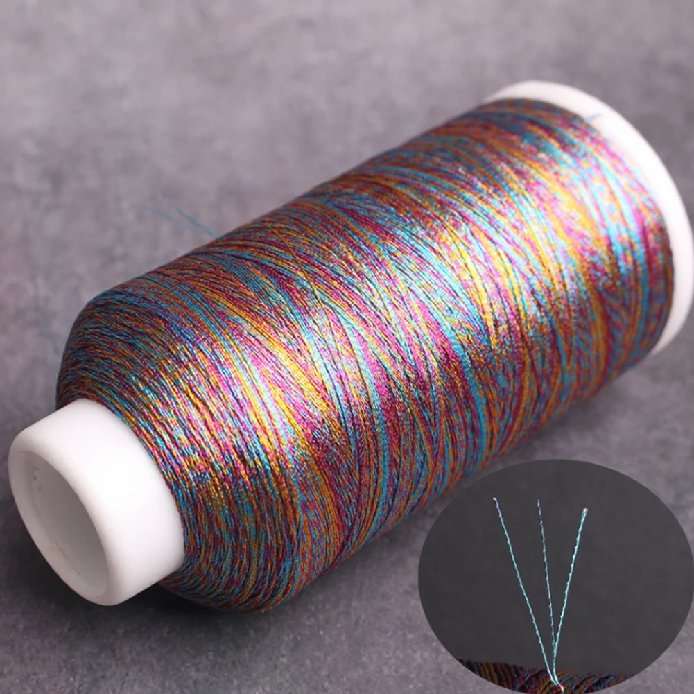 DIY большая катушка Золотая проволока серебряная красочная для бисероплетения