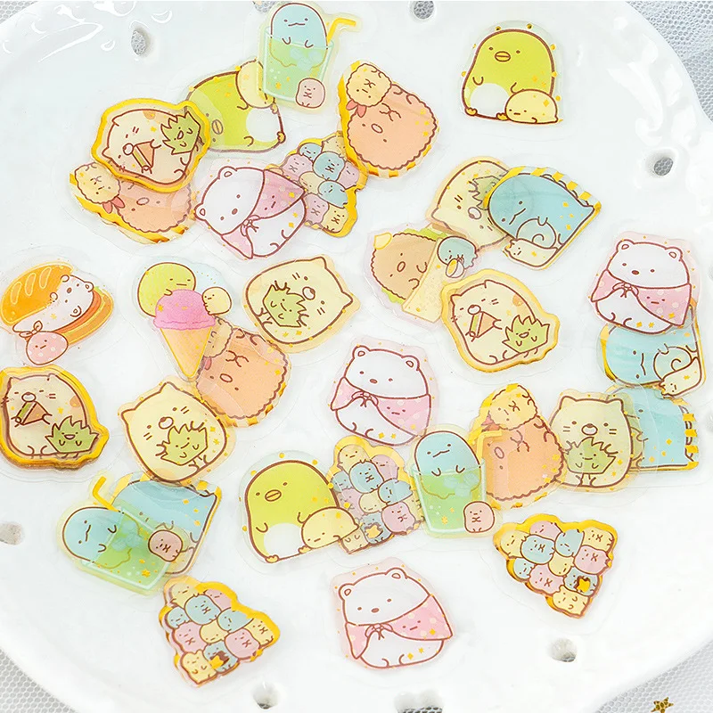 Rilakkuma Sumikko Gurashi кристалл прозрачный журнал стикер s декоративные Скрапбукинг палочка этикетка дневник стикер для канцелярских товаров