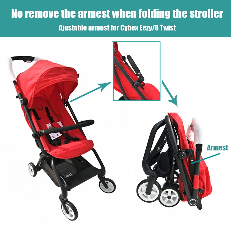 Аксессуары для коляски подлокотник для Cybex Eezy+ ножная доска и высокое качество EVA поручень для Cybex S Twist аксессуары для коляски