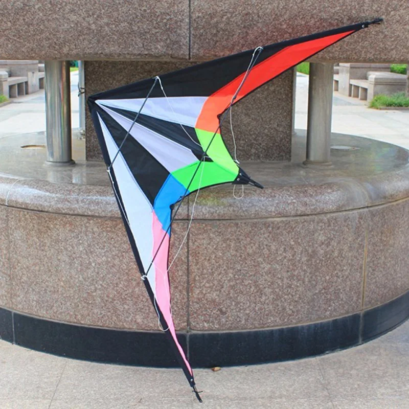 Outdoor Fun Sports NEW 48/ 71 Inch Dual Line Stunt Kites / Rainbow Kite With Handle And Line Good Flying 3