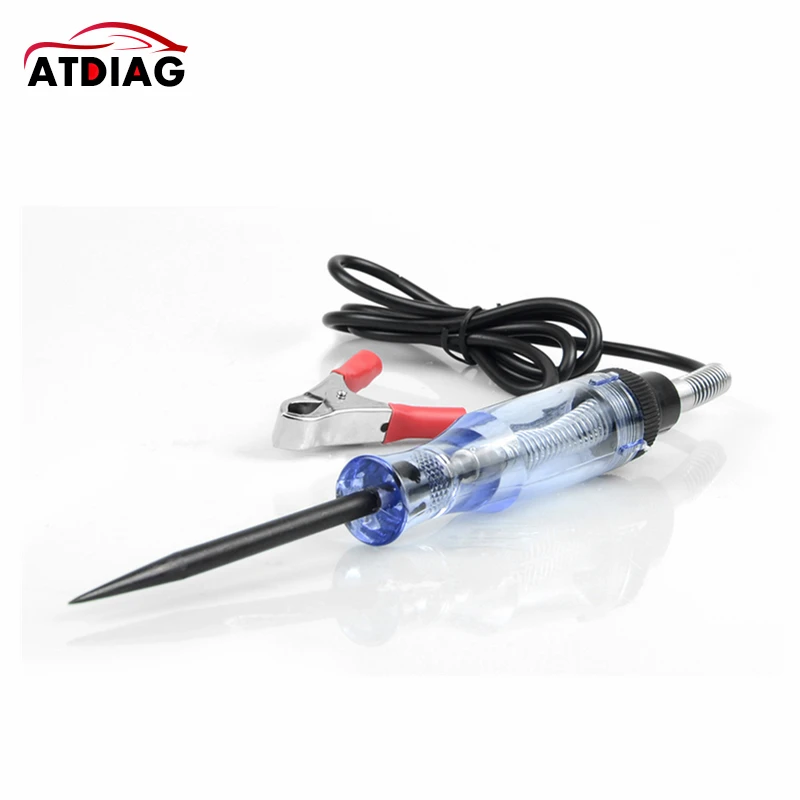 Circuit Tester Circuit Detector Probe Pen Tester Voltage Test Pen 6V-24V Car Circuit Tester Probe Light System Test Probe Lamp Auto Light Lamp Voltage Test Pen Detector Copper