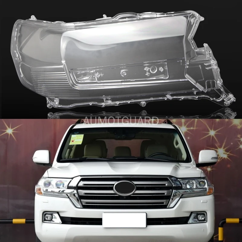 

Car Headlamp Lens For Toyota Land Cruiser 2016 2017 2018 16-18 Car Replacement Lens Auto Shell Cover