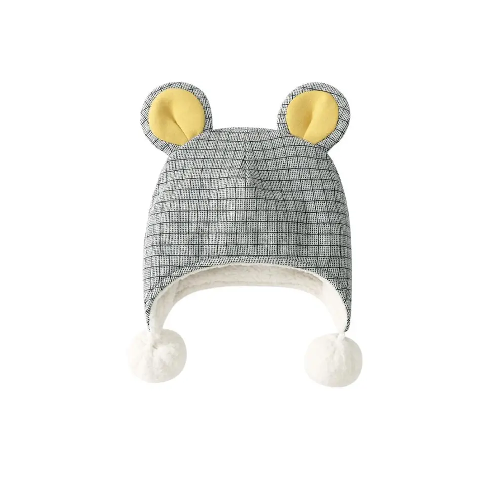 fleece lined baby hat