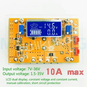 

10A DC-DC step-down power supply module, DC adjustable buck module, LCD screen, digital display module, voltage regulator module