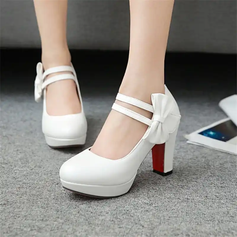 2019 spring new girls leather shoes children's princess high heels