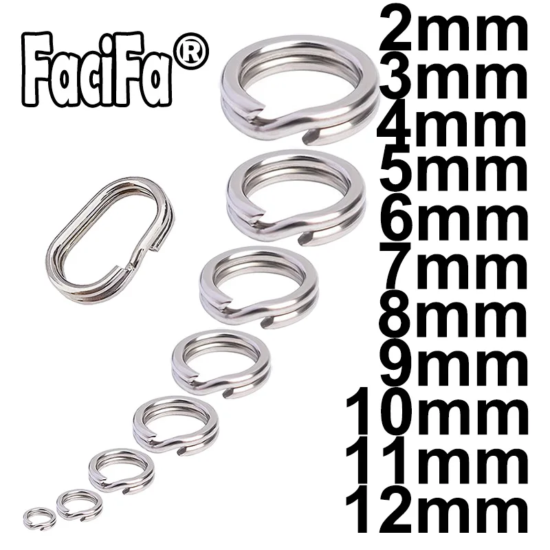 Stainless Steel Fishing Split Rings 1
