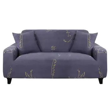 

Stretch Sofa-Cover Solid-Color Anti-Slip Washable Living-Room Furniture Protector with Anti-Skid Foam 1/2/3-seater