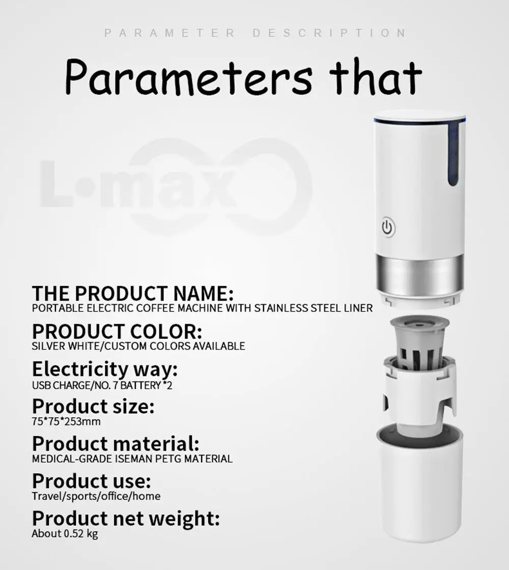 Portable K-cup Capsule Coffee Machine 