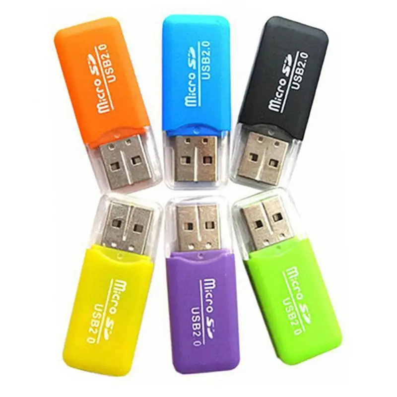 Высококачественный мини USB 2 0 Micro SD TF кардридер для флэш-памяти портативный