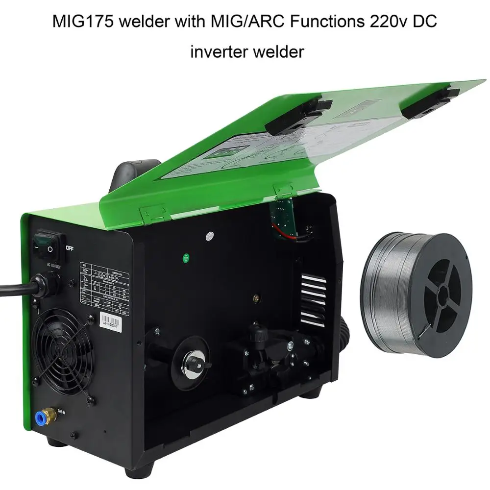 Neustart MIG Schweißer Gas Gaslose Mig150 Schweißer DC 220V 2 in 1 Flux Core Draht Inverter-schweißgerät MMA MIG MAG IGBT Schweißer Neustart MIG Schweißer Gas Gaslose Mig150 Schweißer DC 220V 2 in 1 Flux Core Draht Inverter-schweißgerät MMA MIG MAG IGBT Schweißer