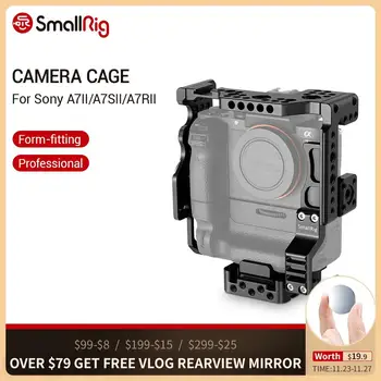

SmallRig a7rii a7sii Camera Cage for Sony A7II/ A7SII/A7RII Cage With Arri Rosette 2 Pcs Quick Release Plate -2031
