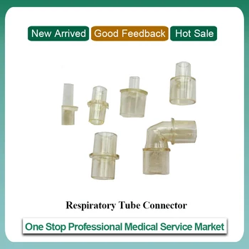 

Humidifier breathing circuit straight connector/respiratory tube connector