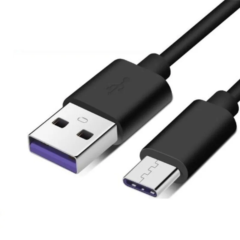 200 шт. Новый 2 м 6 футов кабель быстрой зарядки для huawei USB 5A type C Быстрая зарядка 3 0 Micro