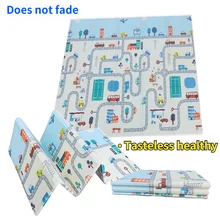 177x195cm Kids Rug Foldable Baby Play Mat Xpe Puzzle Mat Educational Children's Carpet in Nursery Climbing Pad Activitys Games