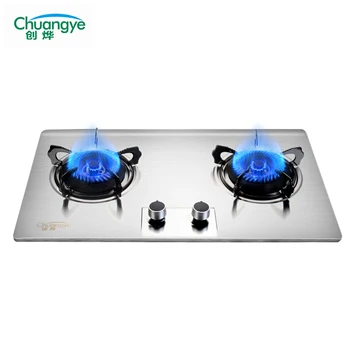 

Domestic Built-In Gas Stove Embedded Double-stove Ranger Liquefied Gas Desktop Stove Catering Equipment Freestanding Gas Cooktop