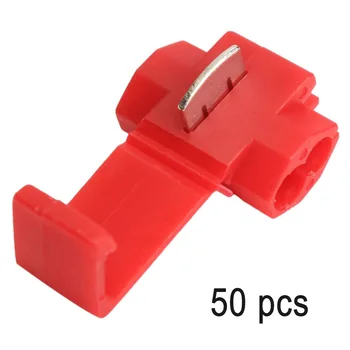 

50pcs Accessories Tools Terminals Practical Lock Wire Connector For Car Crimp Easy Install Electrical Cable Quick Splice