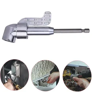 

Hexagon Handle Chrome Vanadium Alloy Steel 105 Degree Right Angle Corner Screwdriver Extension Hex Shank