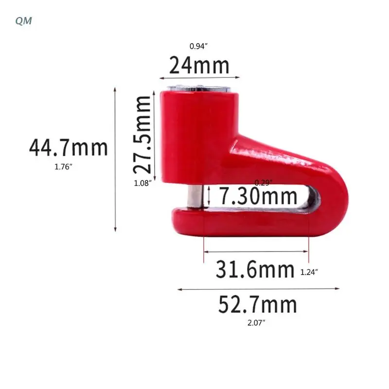 Anti-theft Security Lock Rotor Brake Disc for Motorcycle Scooter Mountain Road Steel Bike Brake Disc Wheel Lock