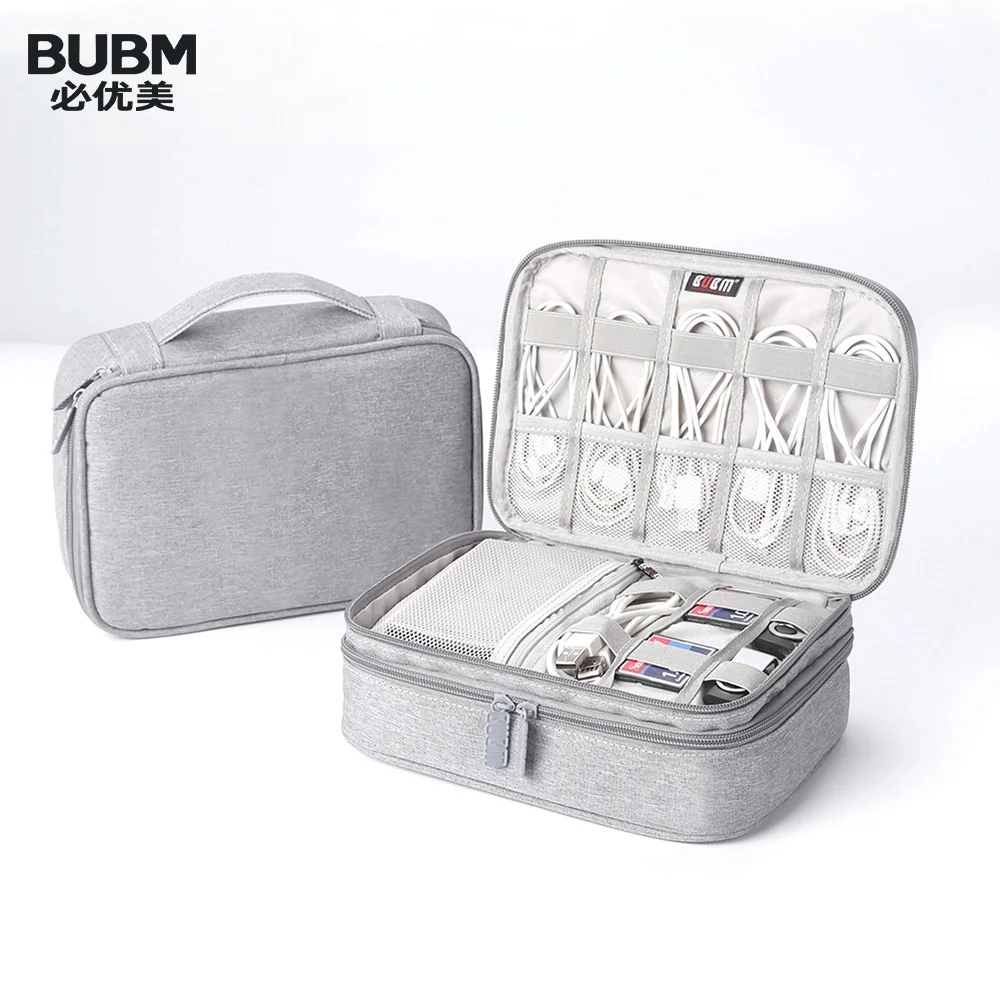 Портативная сумка для кабеля BUBM органайзер цифрового USB гаджета провода зарядное