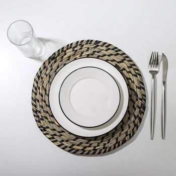 

Wicker napkin "Sun", d = 30 cm, black