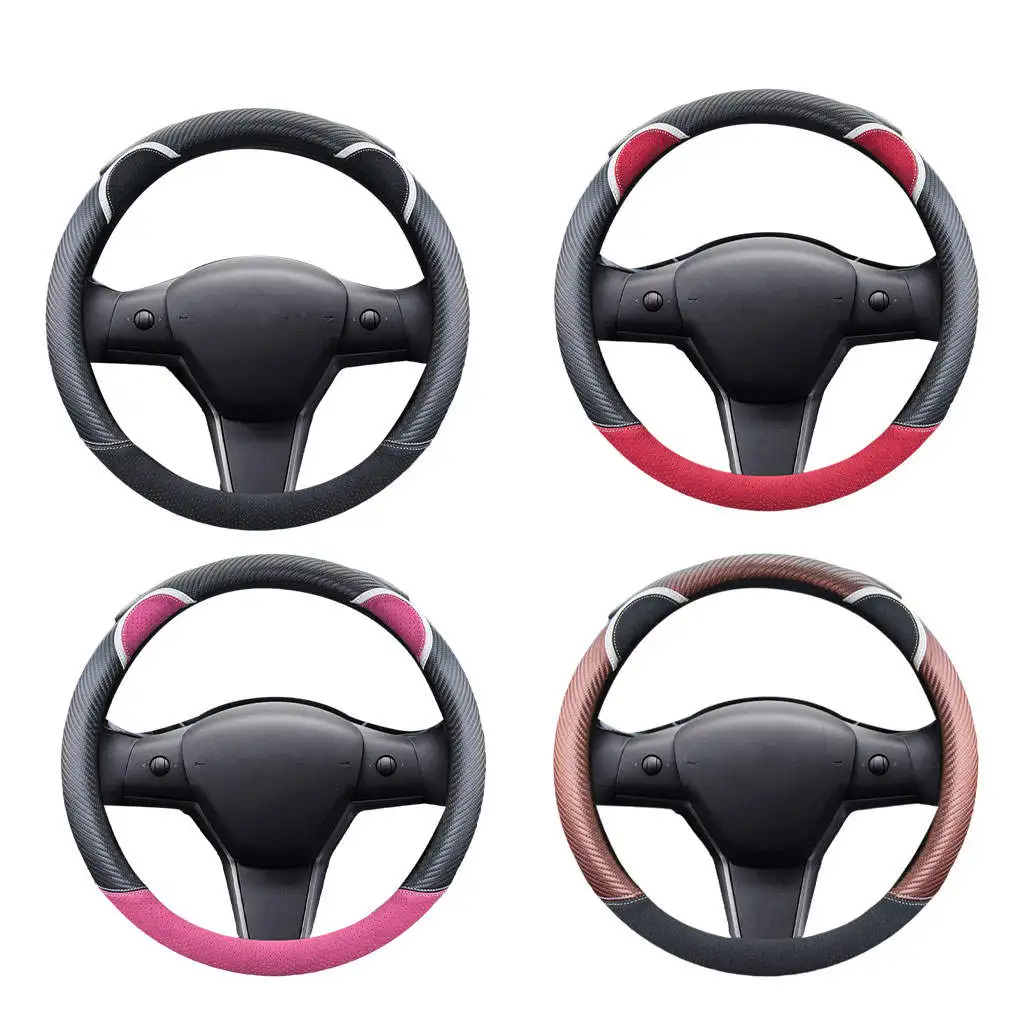 Generic (Pink)Car Steering Wheel Cover Gearshift Handbrake Cover Protector  Decoration Warm Super Thick Plush Collar Soft Black Pink Women Man @ Best  Price Online | Jumia Egypt