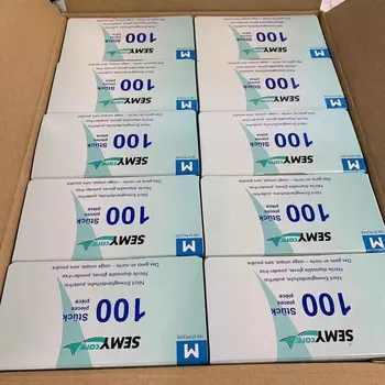 

Disposable rubber gloves blue box / 100 pcs