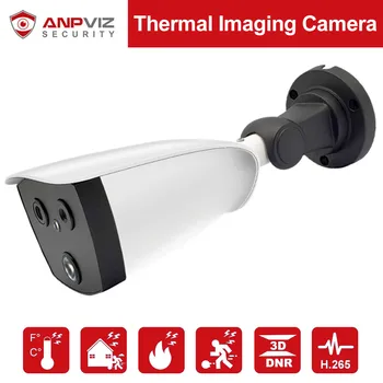 

Anpviz 2MP IP Camera Highly Accurate Body Non-contact Temperature Measurement Thermal Bullet Camera Outdoor IP Camera ONVIF