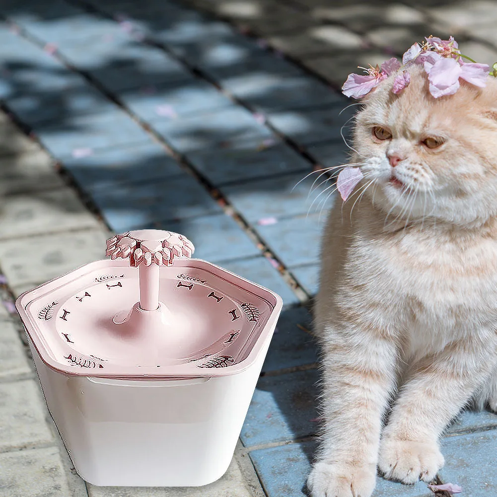 2.6L Cat Drinking Fountain Automatic Water Dispenser Electric Circulating Waterer Pet | Дом и сад