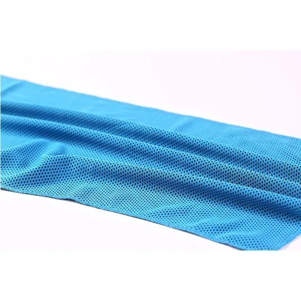 1P охлаждающее полотенце из микрофибры, спортивное полотенце с холодным ощущением, удлиненное полотенце для протирания пота, для занятий в тренажерном зале, для мужчин и женщин, универсальный платок - Цвет: baby blue