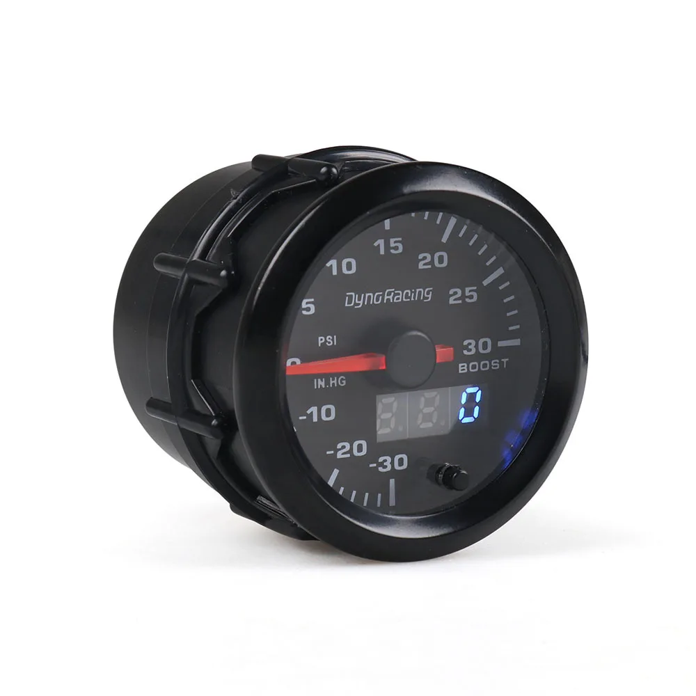 

2 Inches Turbocharger 2bar Pointer LCD Display Racing Instrument 12V ABS Parts