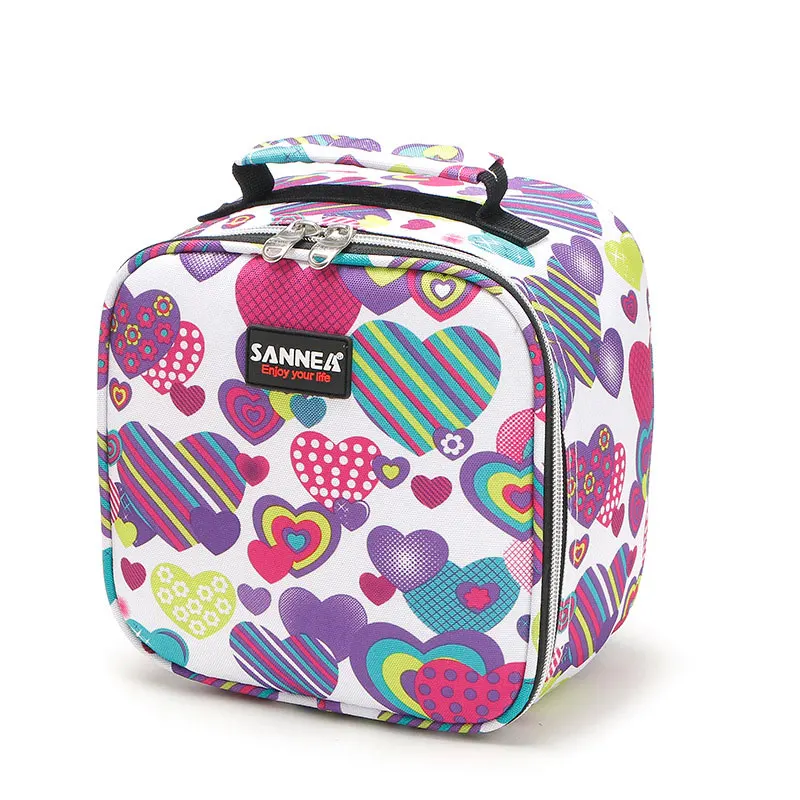 

Winligture Women Printing 4L Portable Thermal Bag Kids Insulation Lunch Bag Cooler Tote Picnic Storage Box for Bento Food Beer