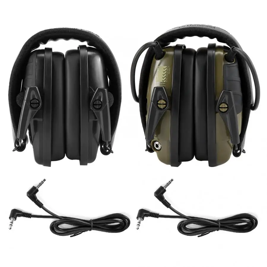 

Electronic Shooting Earmuff Amplification Anti-noise Impact Sound Protective Headset Foldable Hearing Protector Outdoor Sport