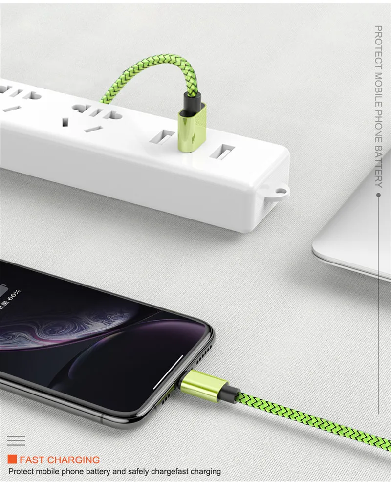 Usb-зарядное устройство для синхронизации, 1 м, 2 м, 3 м, кабель для iPhone 11 Pro Max XS X XR 5, 5S, 6, 6 S, 7, 8 Plus, iPad, быстрая зарядка, длинный провод для передачи данных