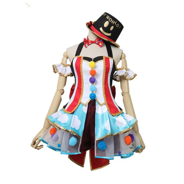 

2019 new BanG Dream Hello Happy World! Smiling Magic band Bass player Dress Cosplay Costume A