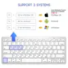 Ultra Slim Hebrew Bluetooth Keyboard Israel Wireless Keyboard Low noise Compatible for iOS iPad Android Tablets Windows ► Photo 2/6