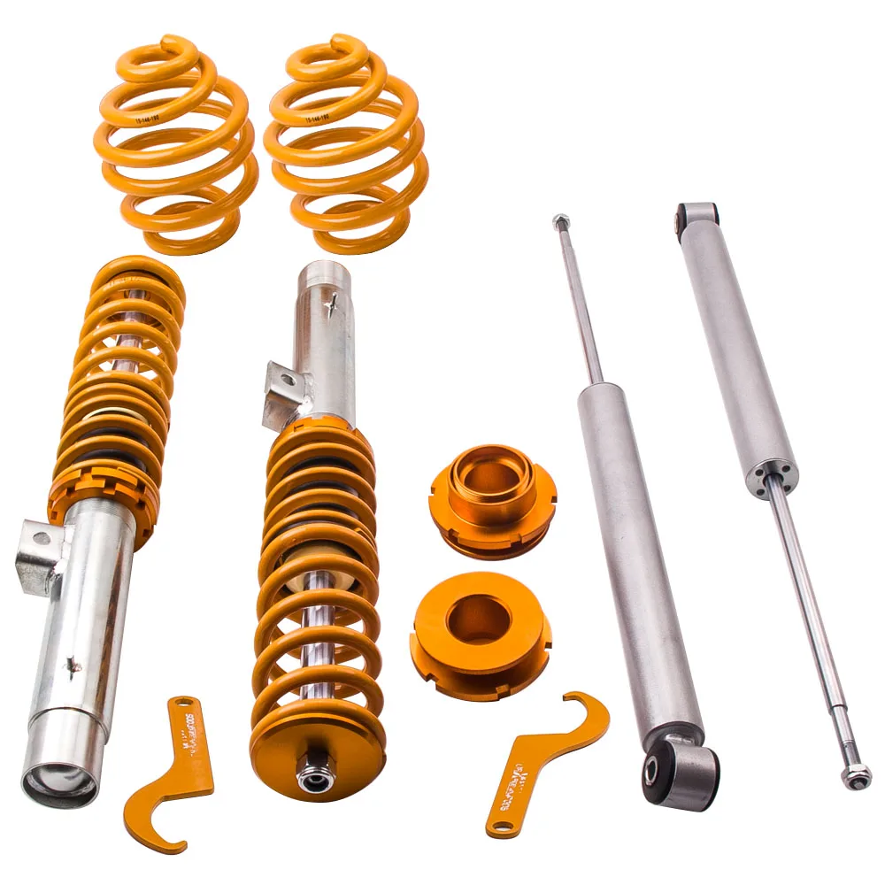 

4 Pcs Coilovers Suspension Kit For BMW E46 Coupe Touring 3-Series 320 328Ci Adjustable Shock Struts