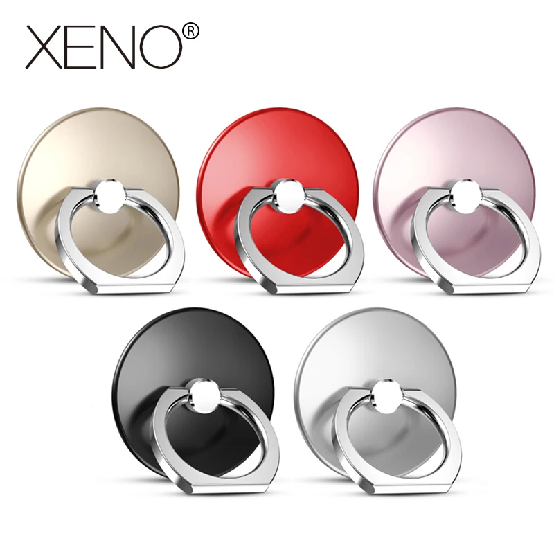 

5 Colors Ring Holder for Mobile Phone Tablet Smartphone Stand Holder Universal Round Phone Finger Ring holder Car Mount Stand