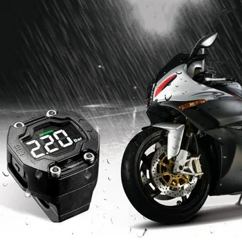 

Hot Steelmate DIY ET-900AE TPMS for Motorcycle Wireless Tire Pressure Monitoring System with Waterproof External Sensor LCD Dis