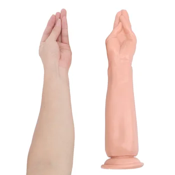 IKOKY Silicone Super Big Anal Plug With Suction Cup Sex Toys For Women Men Gay Dildos Artificial Hand Shape Butt Stuffed 6