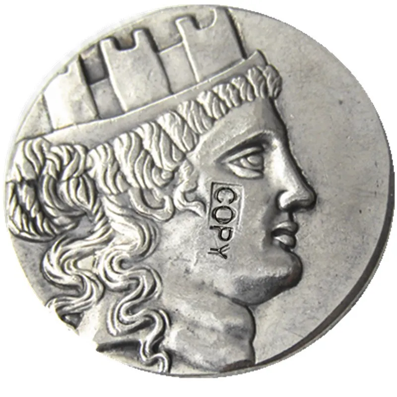 G (47) IONIA. Smyrna. Ca. 150-143 BC. AR tetradrachm Посеребренная копия монеты | Дом и сад
