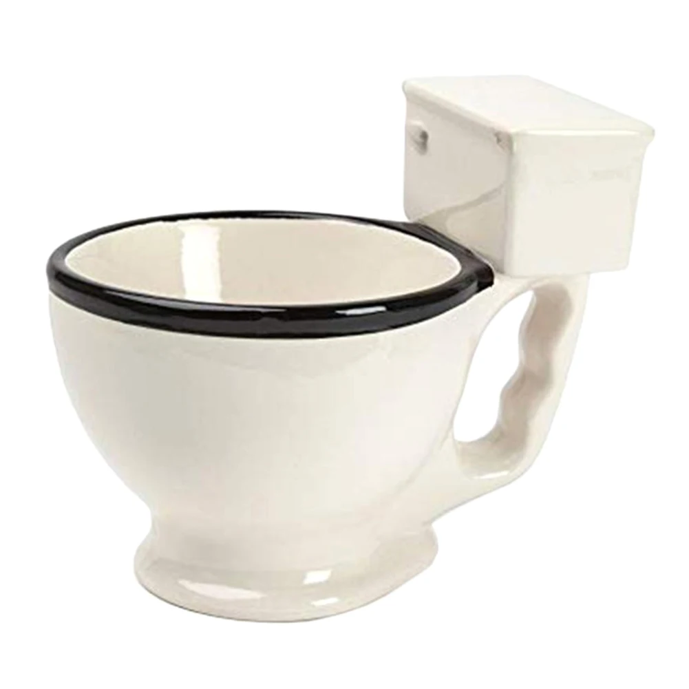 Дизайн унитаза чай новинка чашка керамическая с ручкой молочный завтрак Подарочная кружка домашний офис смешное мороженое Кофе