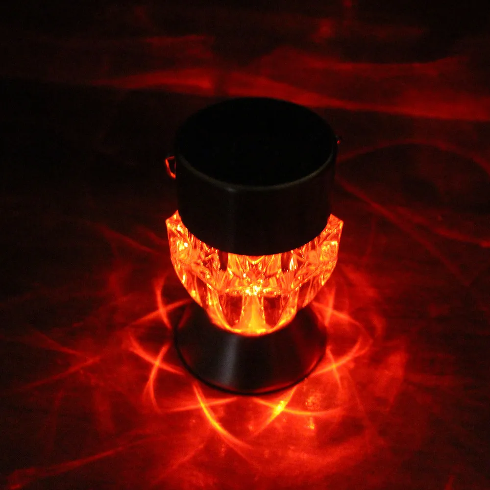 Solar Night Light Waterproof Solar Lights Camping Hanging LED Light Diamond Lamp 7 Colors Light For Gift Decoration Glass Lights
