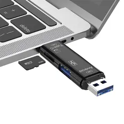 Кард-ридер тип-c USB OTG адаптер TF кард-ридер 5в1 кард-ридер для мобильных телефонов планшетов ноутбуков