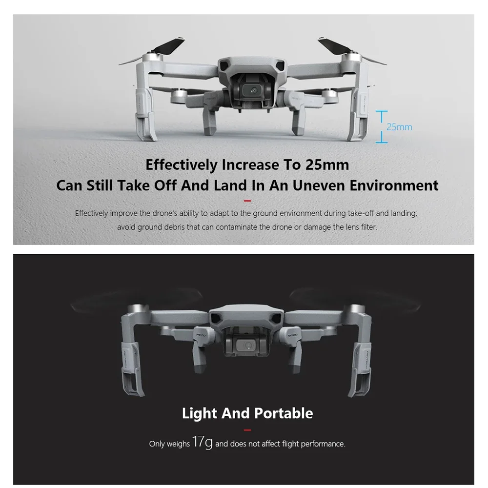 PGYTECH Mavic Мини Расширенный посадочный механизм поддержка ног протектор расширения для DJI Mavic мини Дрон аксессуары