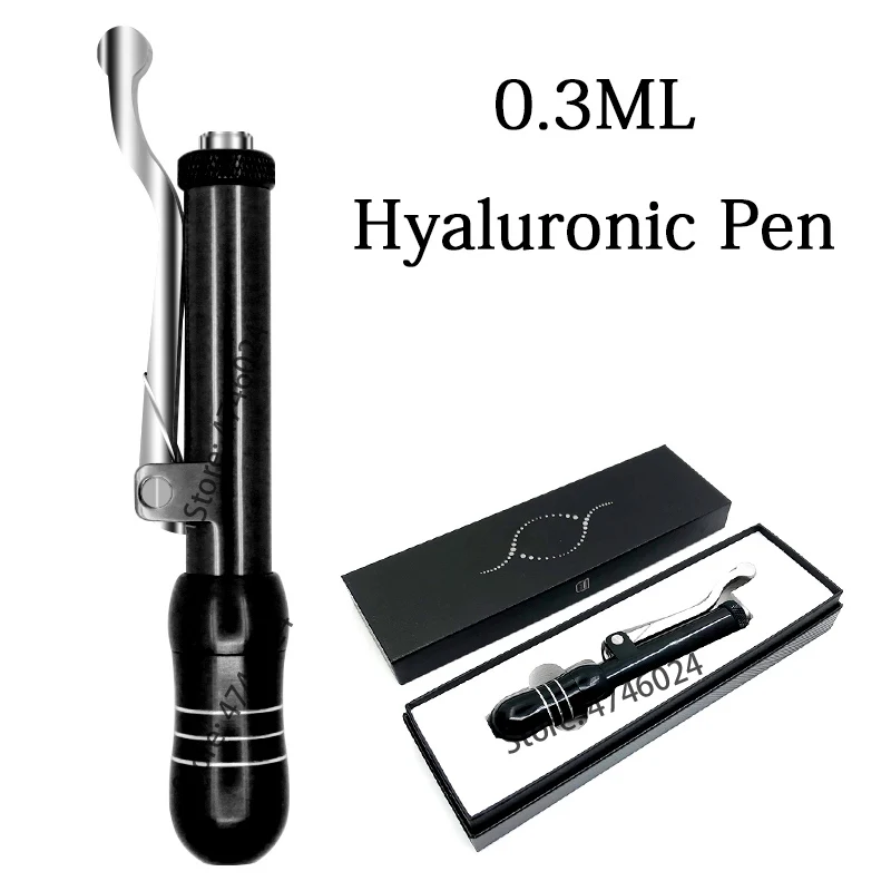 only black pen 0,3 мл красный гиалурон ручка набор распылитель Стерильная Гиалуроновая кислота ручка не хирургическая для против морщин губ наполнители воды шприц инъекции - Номер модели: only black pen