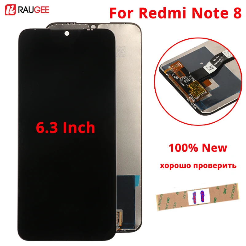 

Display For Xiaomi Redmi Note 8 LCD Display Screen New Digitizer Panel Touch Screen Replacement on For Redmi Note8 8 6.3 Inch