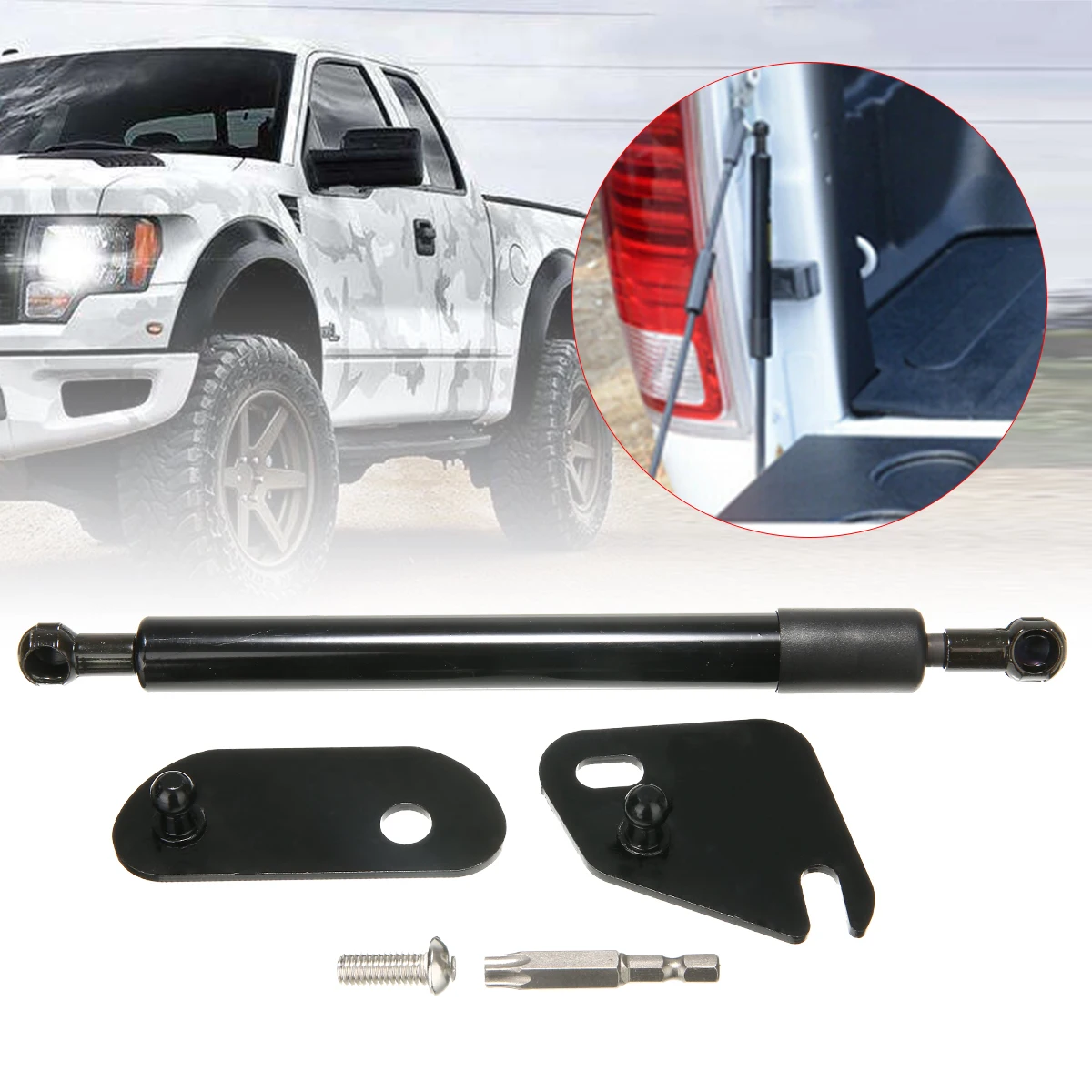 

1PC High Quality Tailgate Assist Shock Control Strut Damper Kit For Ford F-150 2015 2016 2017 2018 Lift Support